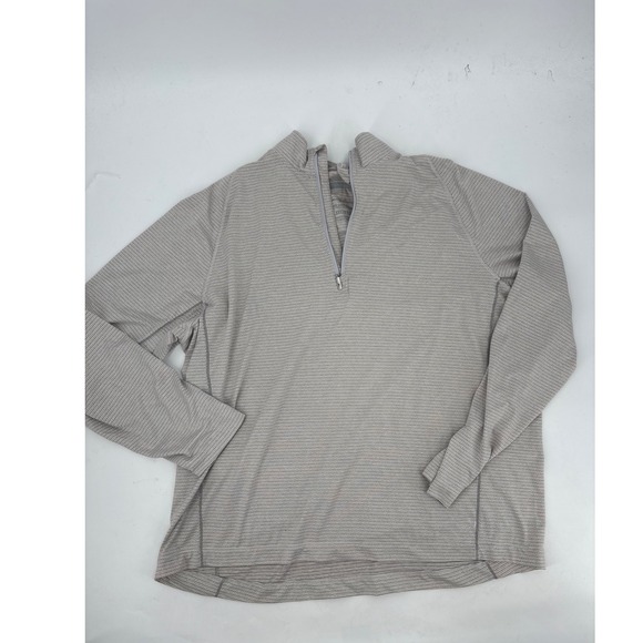 Tommy Bahama Other - Tommy Bahama IslandZone Mens XL Grey Textured Quarter Zip Pullover Sweater